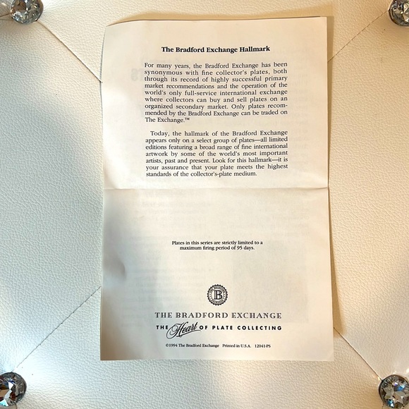 BRADFORD EXCHANGE. Snowy Monarch. PORTRAITS of MAJESTY. By Dominique Braud. - Picture 7 of 8